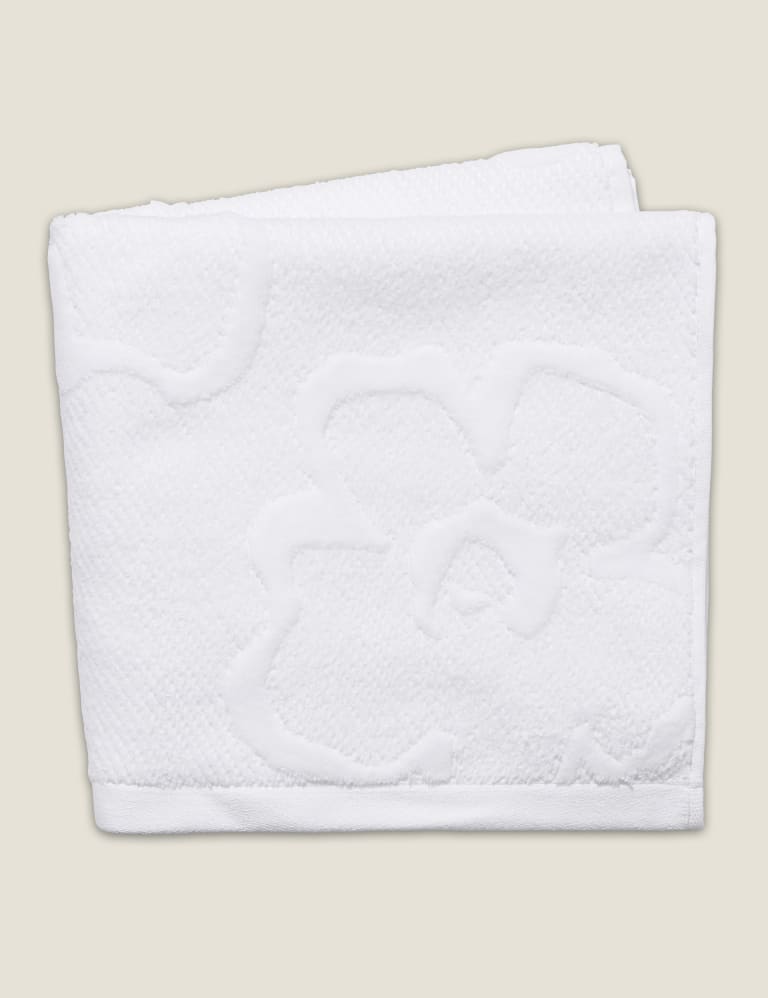 Pure Cotton Magnolia Textured Towel 1 of 4