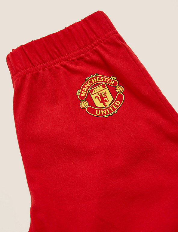 Manchester United Mens Manchester United Football Club Cotton Pyjamas 