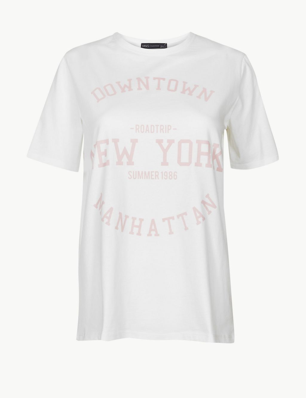 Pure Cotton Manhattan Straight Fit T-Shirt 1 of 4