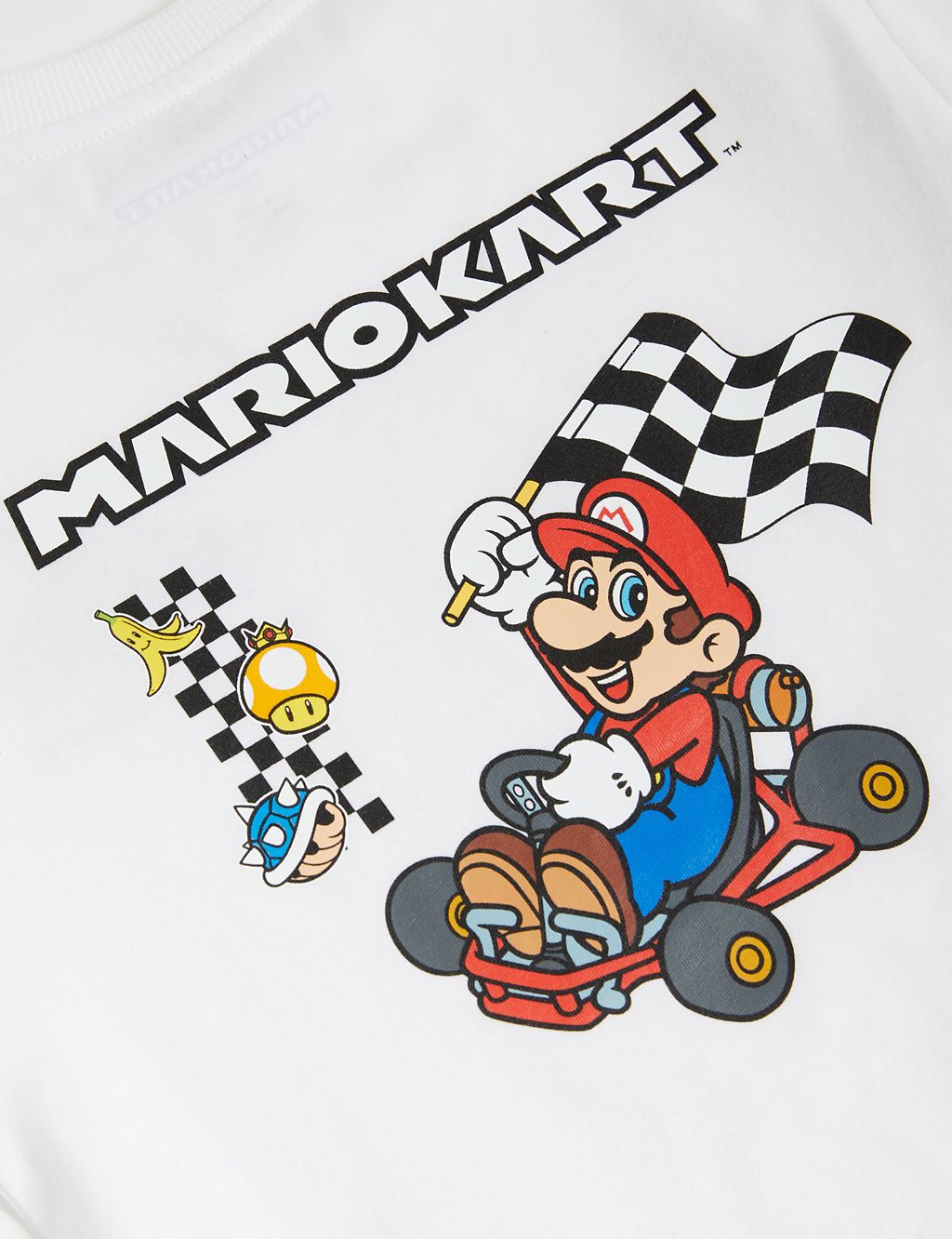 Pure Cotton Mario Kart™ T-Shirt (2-8 Yrs) 1 of 3