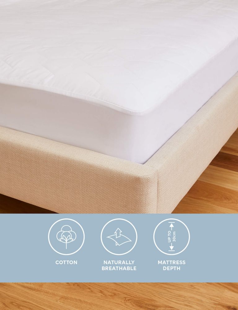Pure Cotton Mattress Protector 1 of 6
