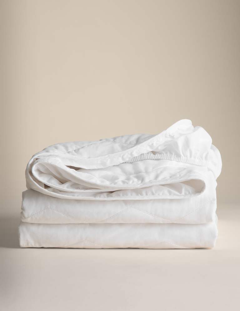 Pure Cotton Mattress Protector M&S Collection M&S