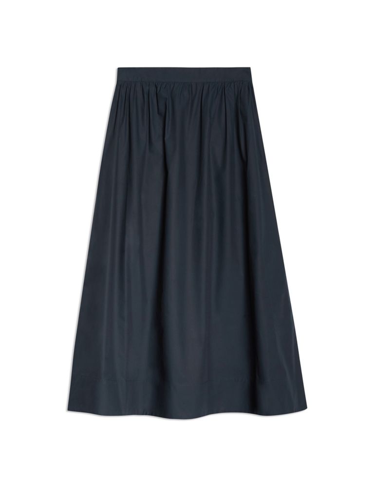 Pure Cotton Maxi A-Line Skirt 2 of 6