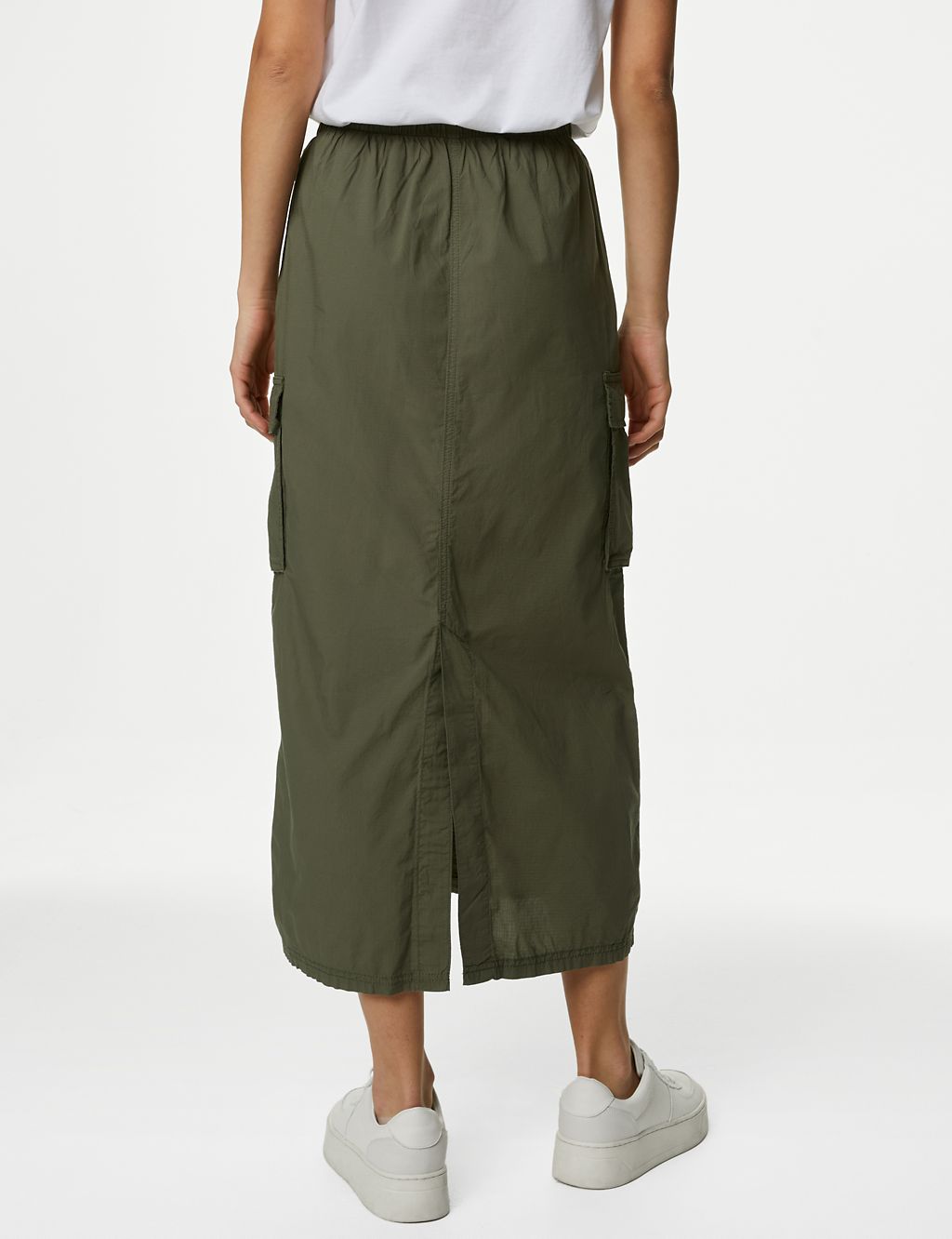 Pure Cotton Maxi Utility Skirt 6 of 6