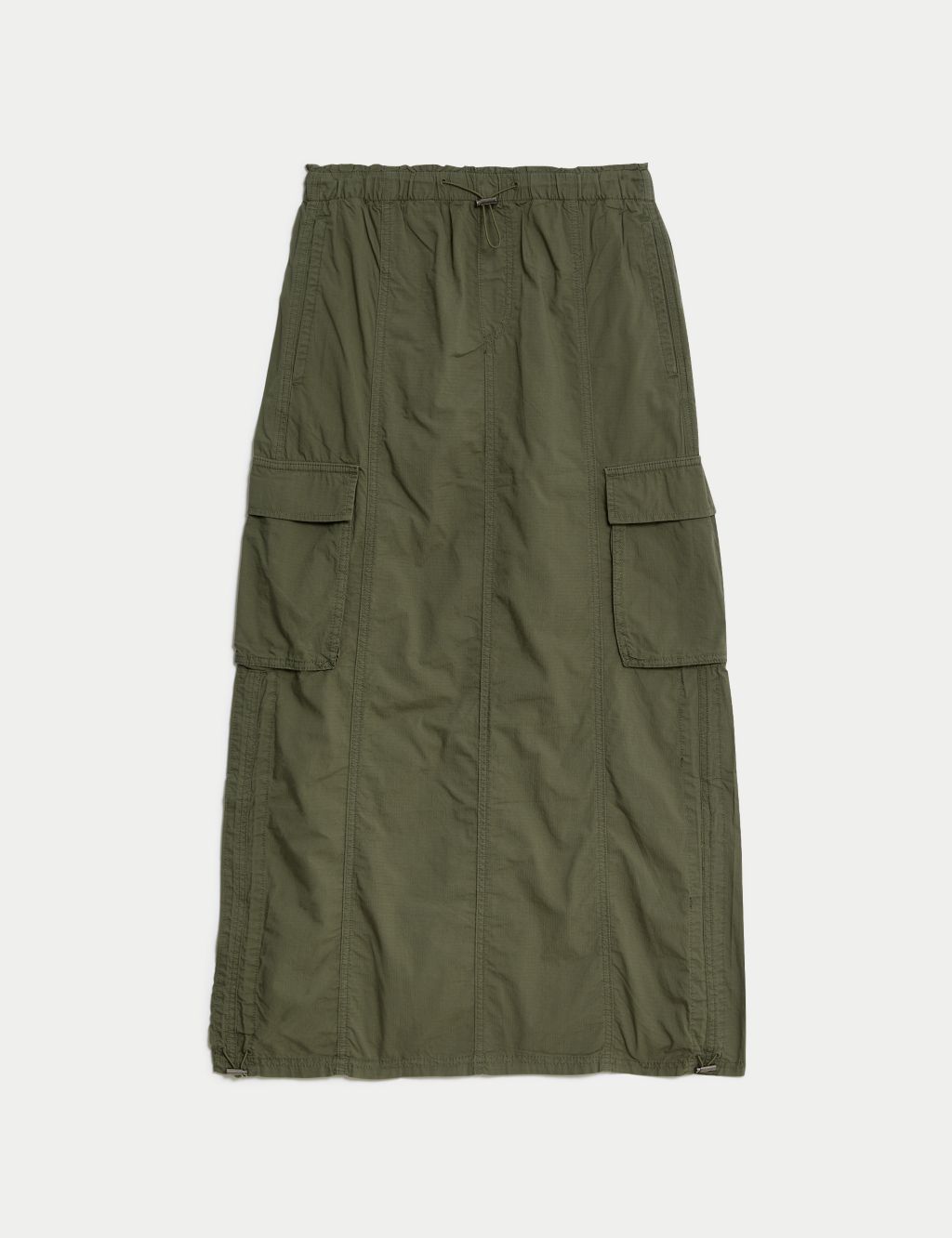 Pure Cotton Maxi Utility Skirt 1 of 6