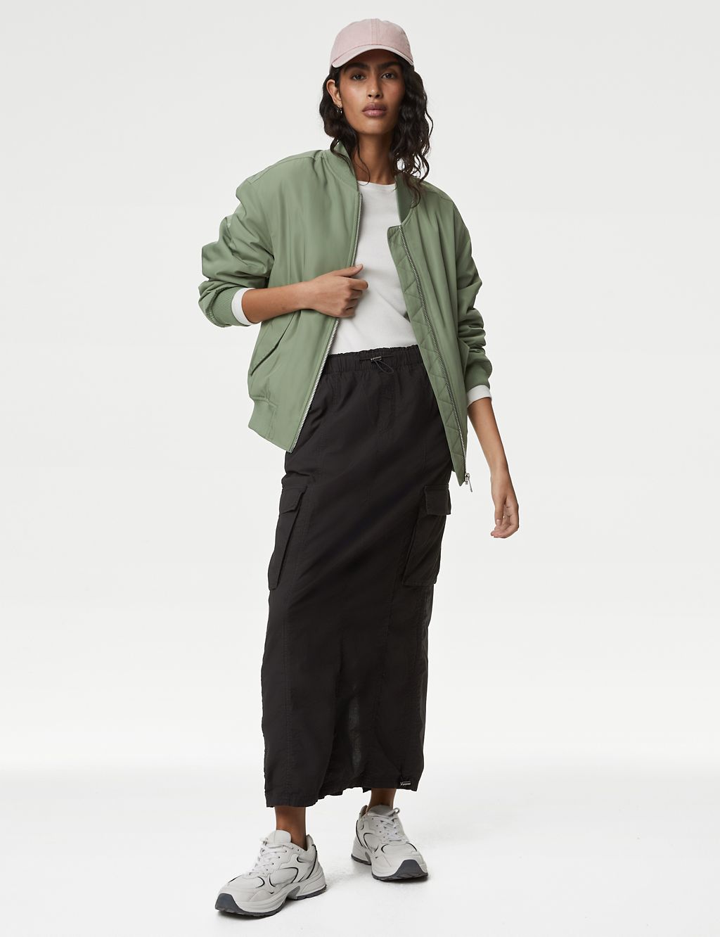 Pure Cotton Maxi Utility Skirt 3 of 6