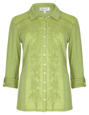 Pure Cotton Meadow Shirt Image 2 of 4