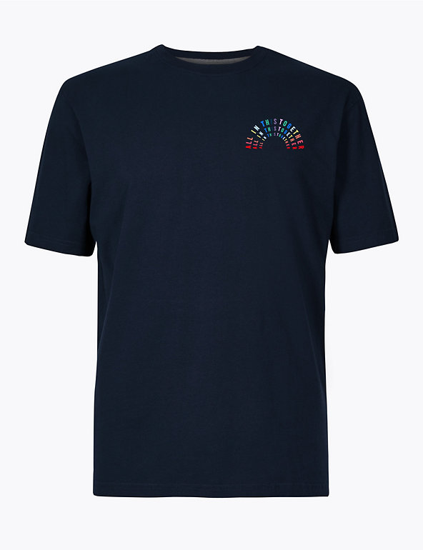 Pure Cotton Men’s NHS Charities Together T-Shirt Image 1 of 2