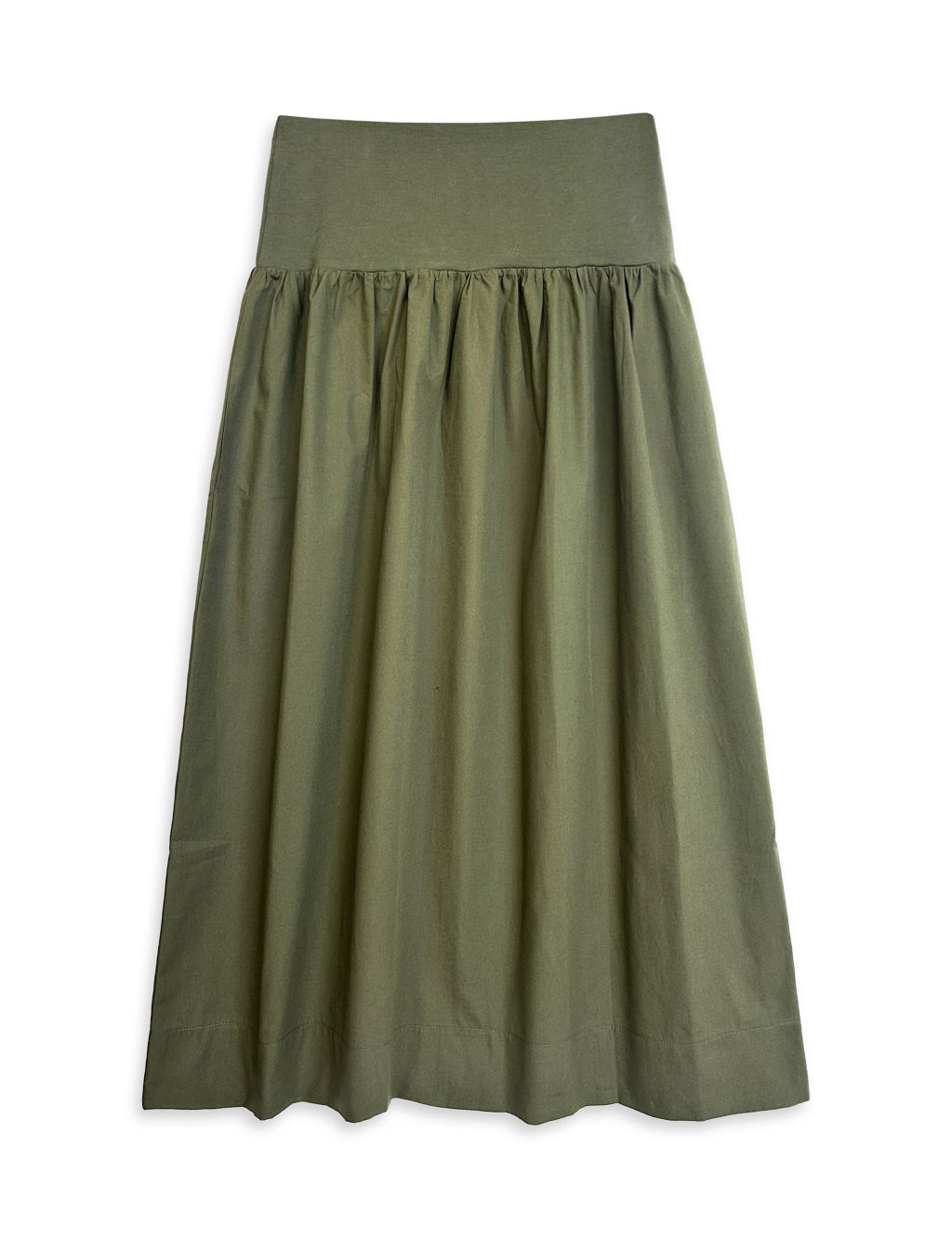 Pure Cotton Midaxi A-Line Skirt 1 of 5
