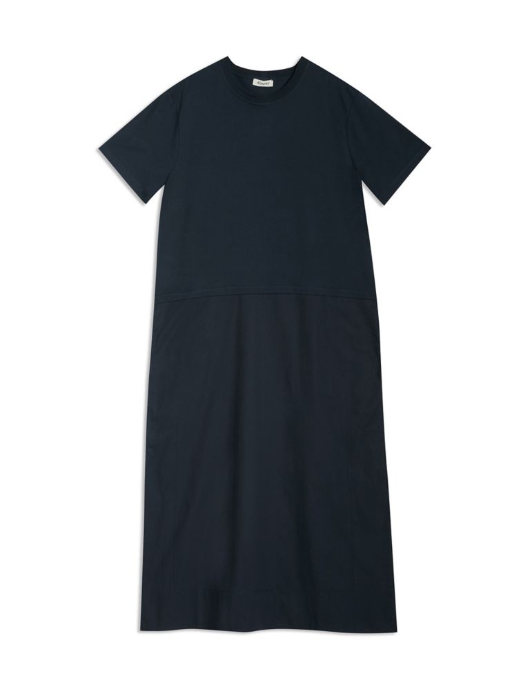 Pure Cotton Midaxi T-Shirt Dress 2 of 6