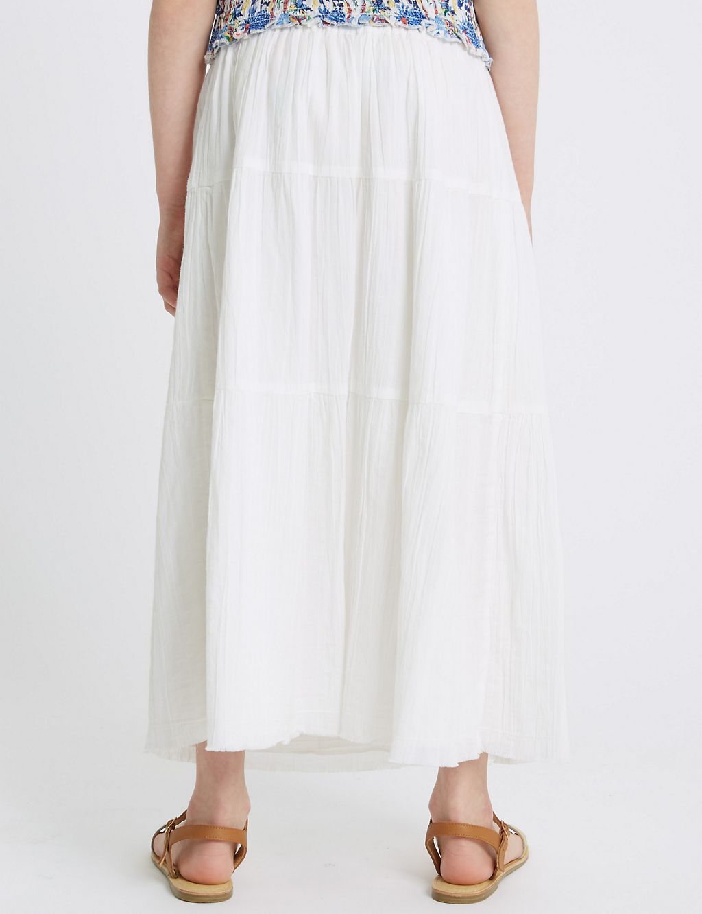 Pure Cotton Midi Skirt (3-16 Years) 4 of 4