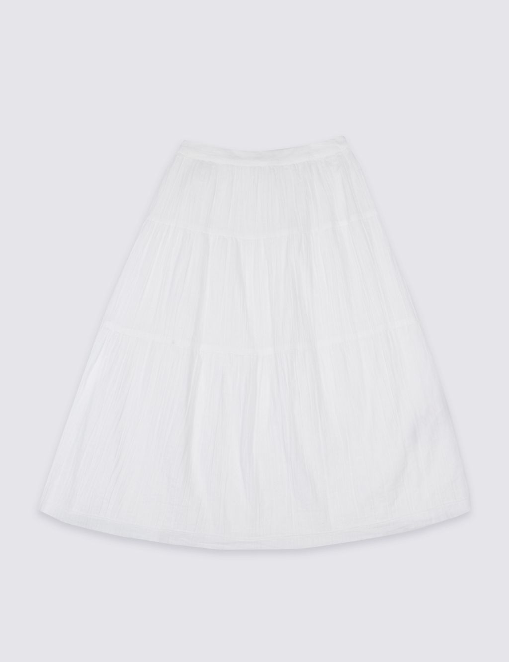 Pure Cotton Midi Skirt (3-16 Years) 1 of 4