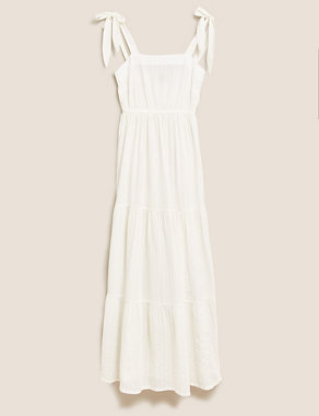 Pure Cotton Midi Slip Beach Dress Image 2 of 5