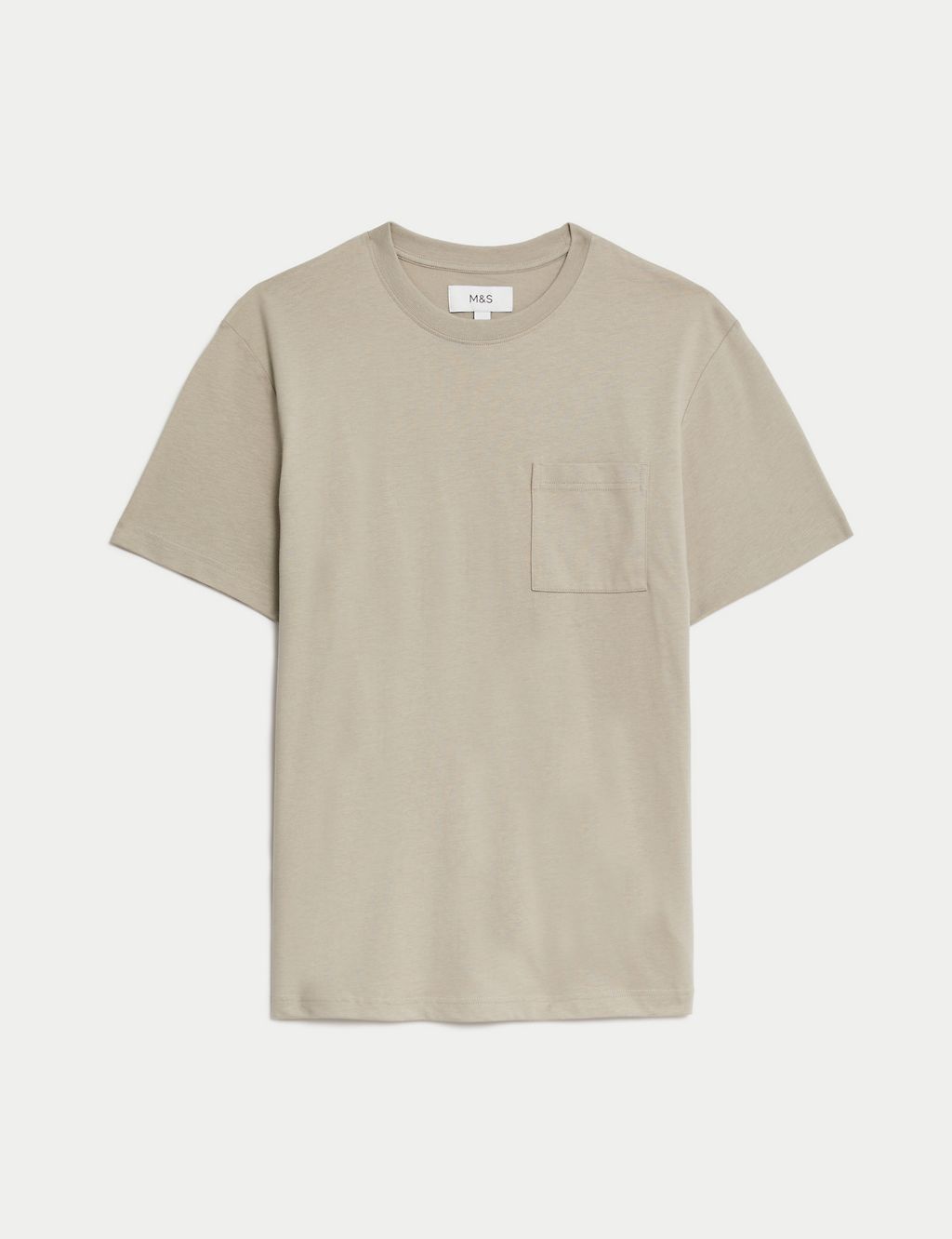 Pure Cotton Midweight Pocket T-shirt 1 of 5