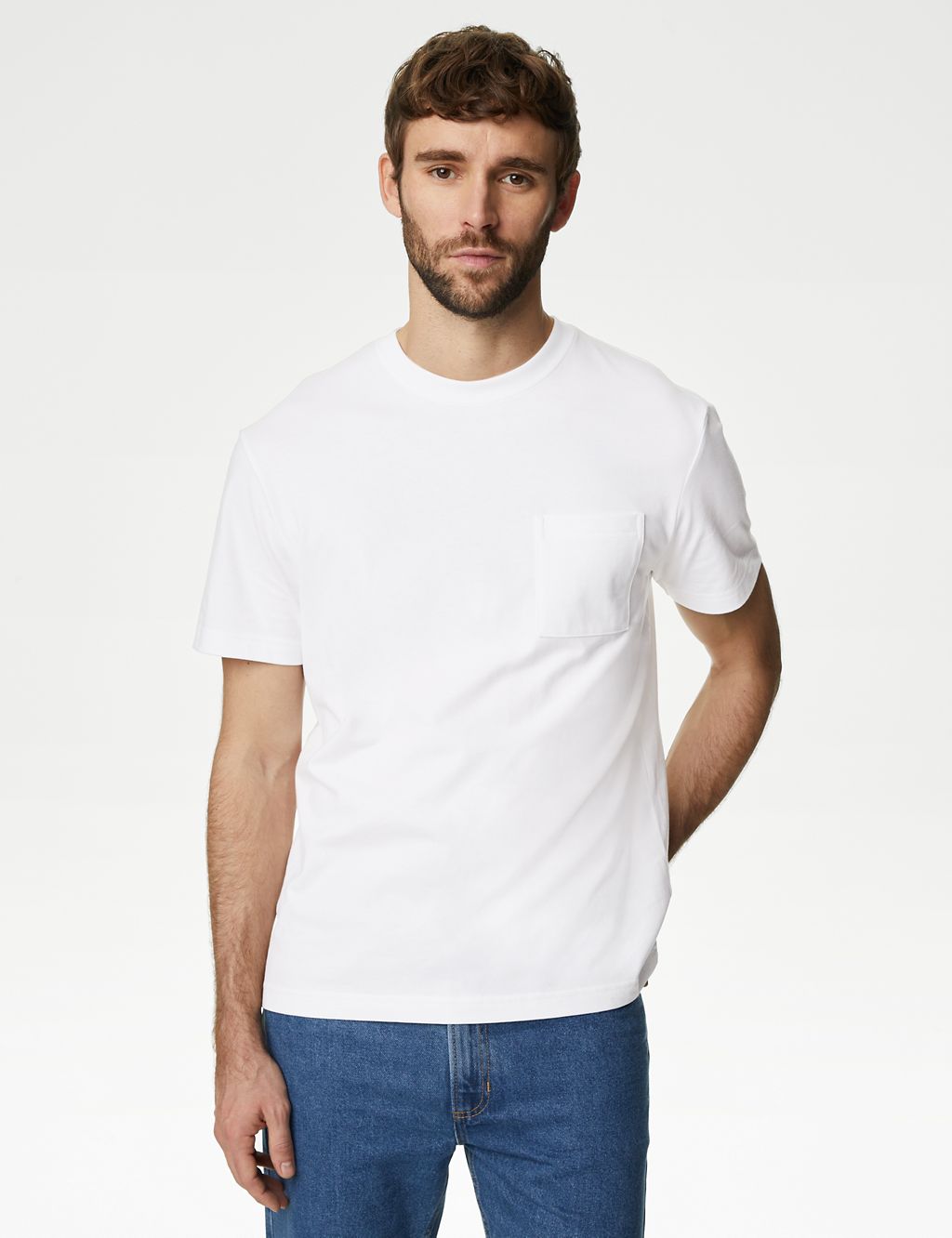 Pure Cotton Midweight Pocket T-shirt 4 of 6