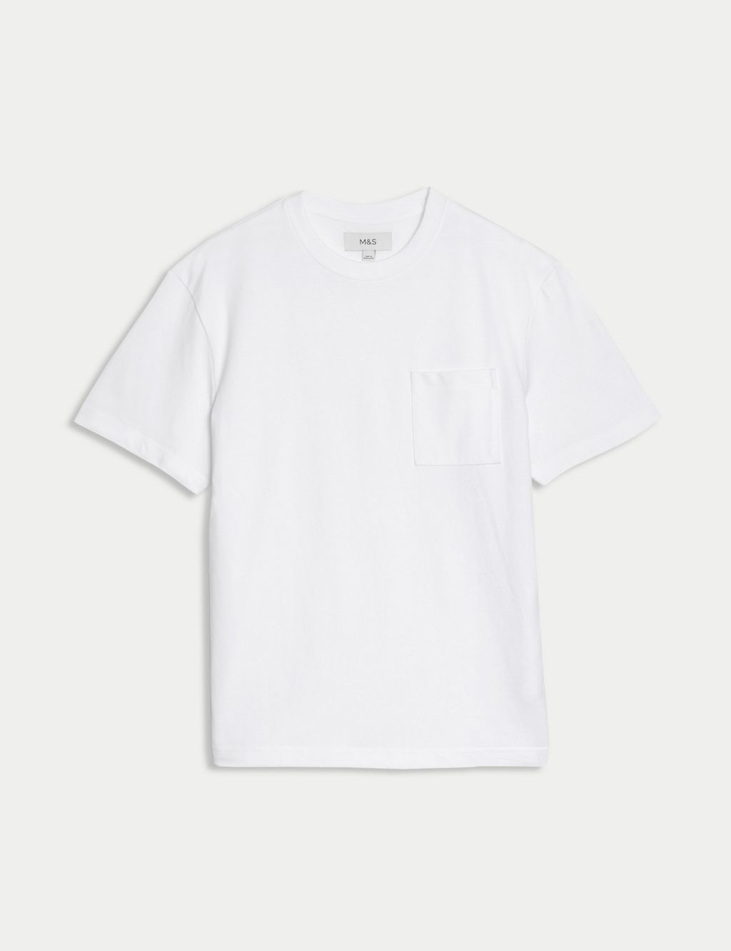 Pure Cotton Midweight Pocket T-shirt 1 of 6