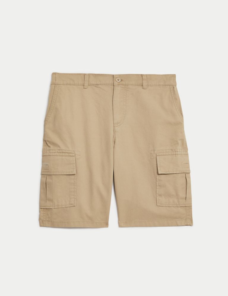 Pure Cotton Mini Me Cargo Shorts (6-16 Yrs) 1 of 1