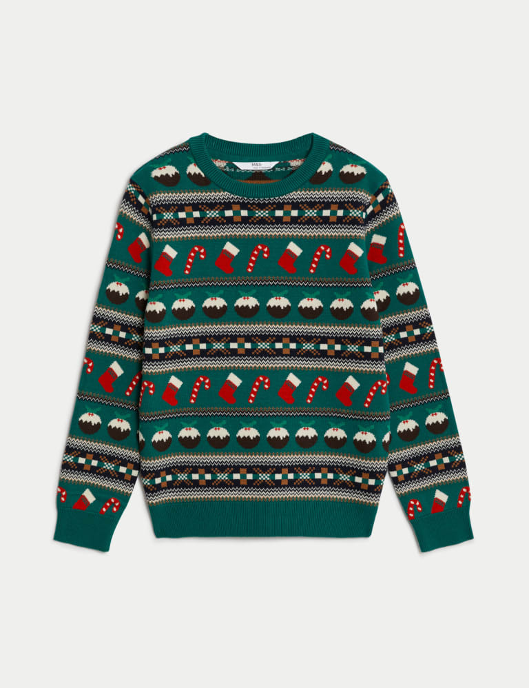 M&s boys christmas jumper best sale