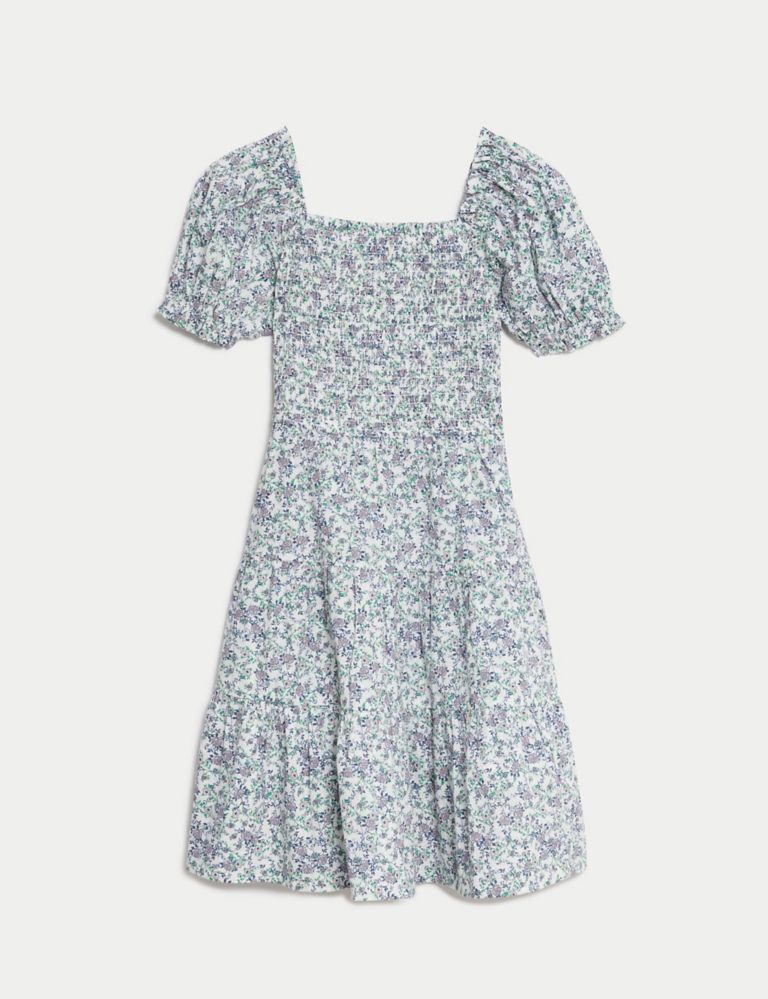 Pure Cotton Mini Me Floral Dress (6-16 Yrs) 3 of 5