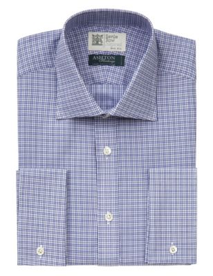 Pure Cotton Mini Prince of Wales Checked Shirt Image 1 of 1
