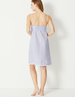 Cotton Ladies Nightie, Strappy 100% Cotton