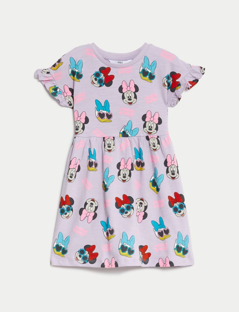 Pure Cotton Minnie Mouse™ Dress (2-8 Years) 2 of 5