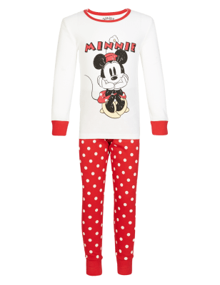 Pure Cotton Minnie Mouse Pyjamas (1-7 Years) | M&S