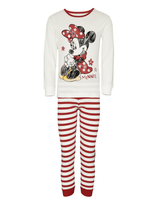 Pure Cotton Minnie Mouse Pyjamas | M&S