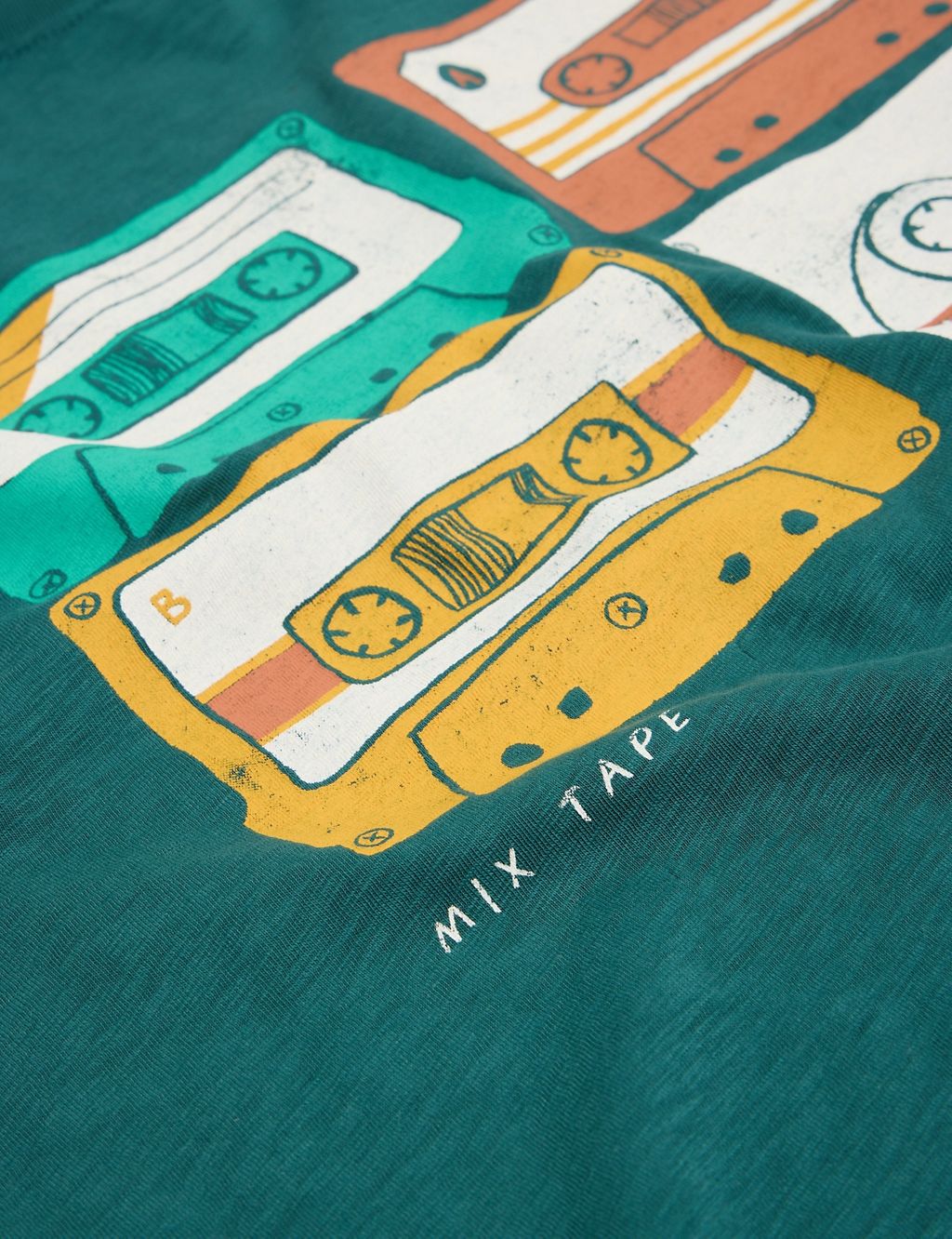 Pure Cotton Mix Tape Graphic T-Shirt 6 of 6