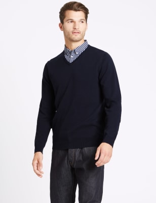 M & s best sale mens mock shirt jumper