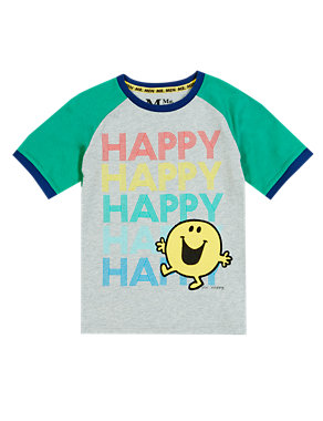 Pure Cotton Mr. Men™ T-Shirt (1-7 Years) Image 2 of 3