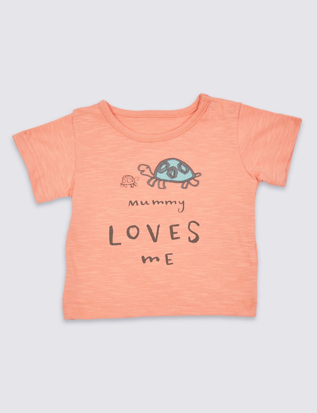 Pure Cotton Mummy Loves Me Short Sleeve Top 3 of 3