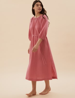 Muslin nightdress hot sale