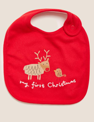 My first christmas store bib