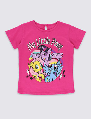 Pure Cotton My Little Pony T-Shirt (1-7 Years) Image 2 of 3