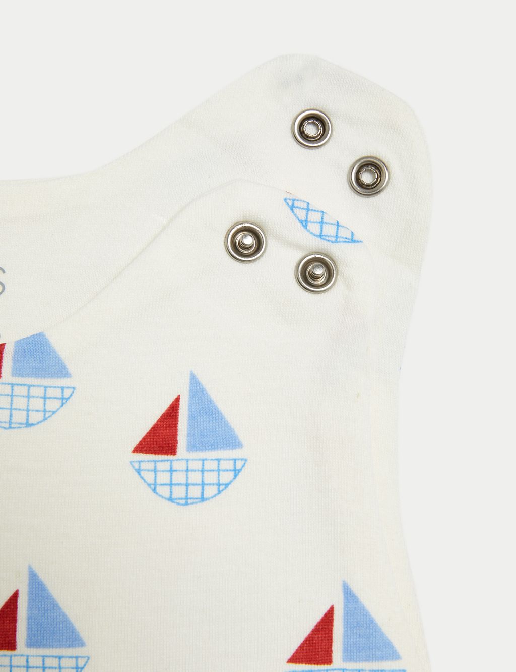 Pure Cotton Nautical Sleepsuit (0-36 Mths) 2 of 3