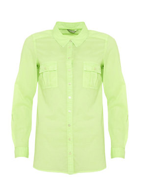 Pure Cotton Neon Shirt Image 2 of 5