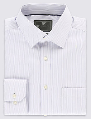 Pure Cotton Non-Iron Shirt with Pocket Image 2 of 6