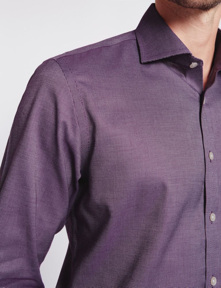 Pure Cotton Non-Iron Tailored Fit Shirt 5 of 5