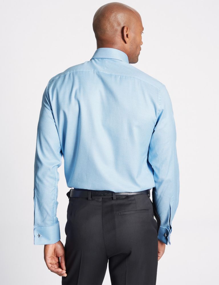 Pure Cotton Non-Iron Tailored Fit Shirt 4 of 5
