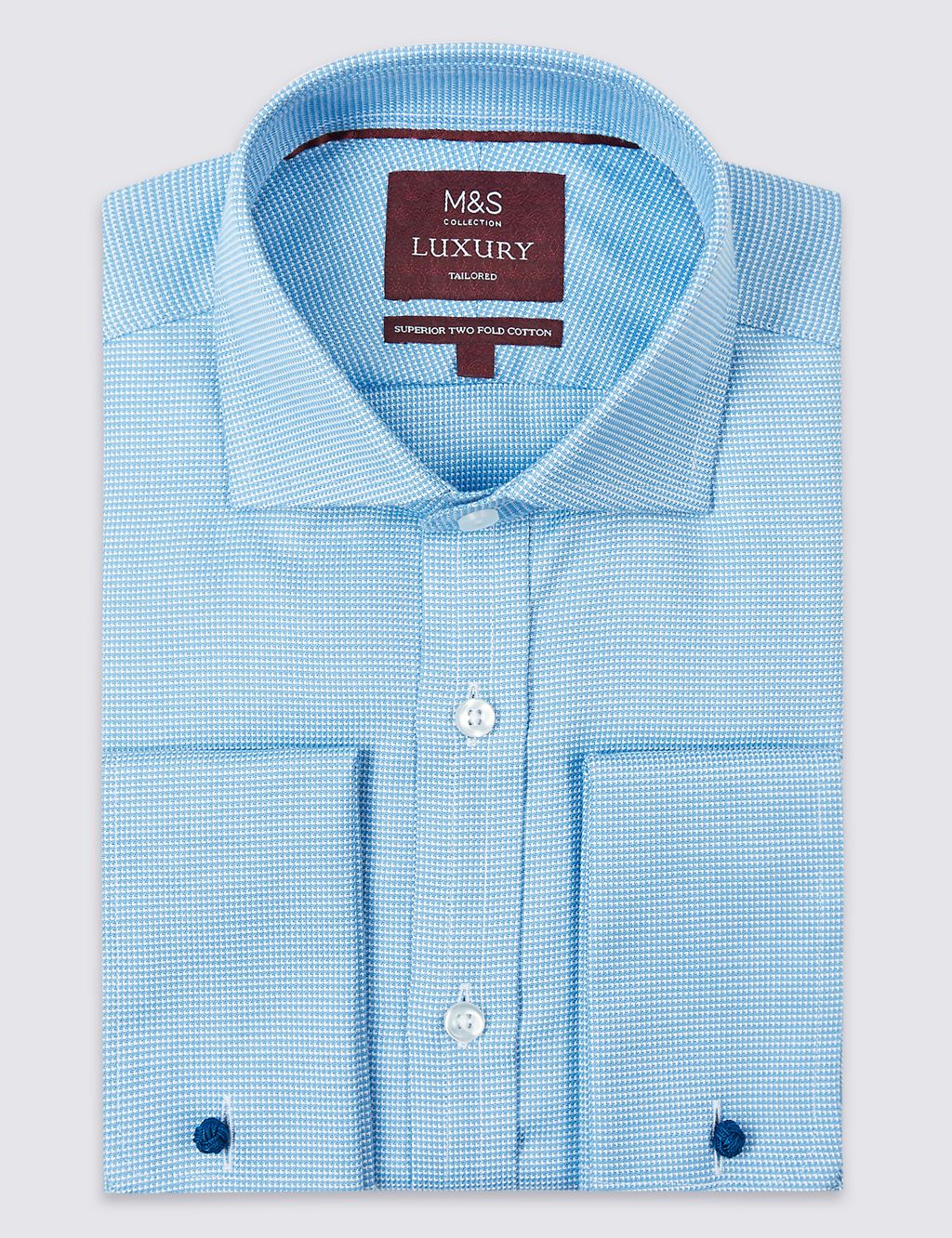 Pure Cotton Non-Iron Tailored Fit Shirt 1 of 5
