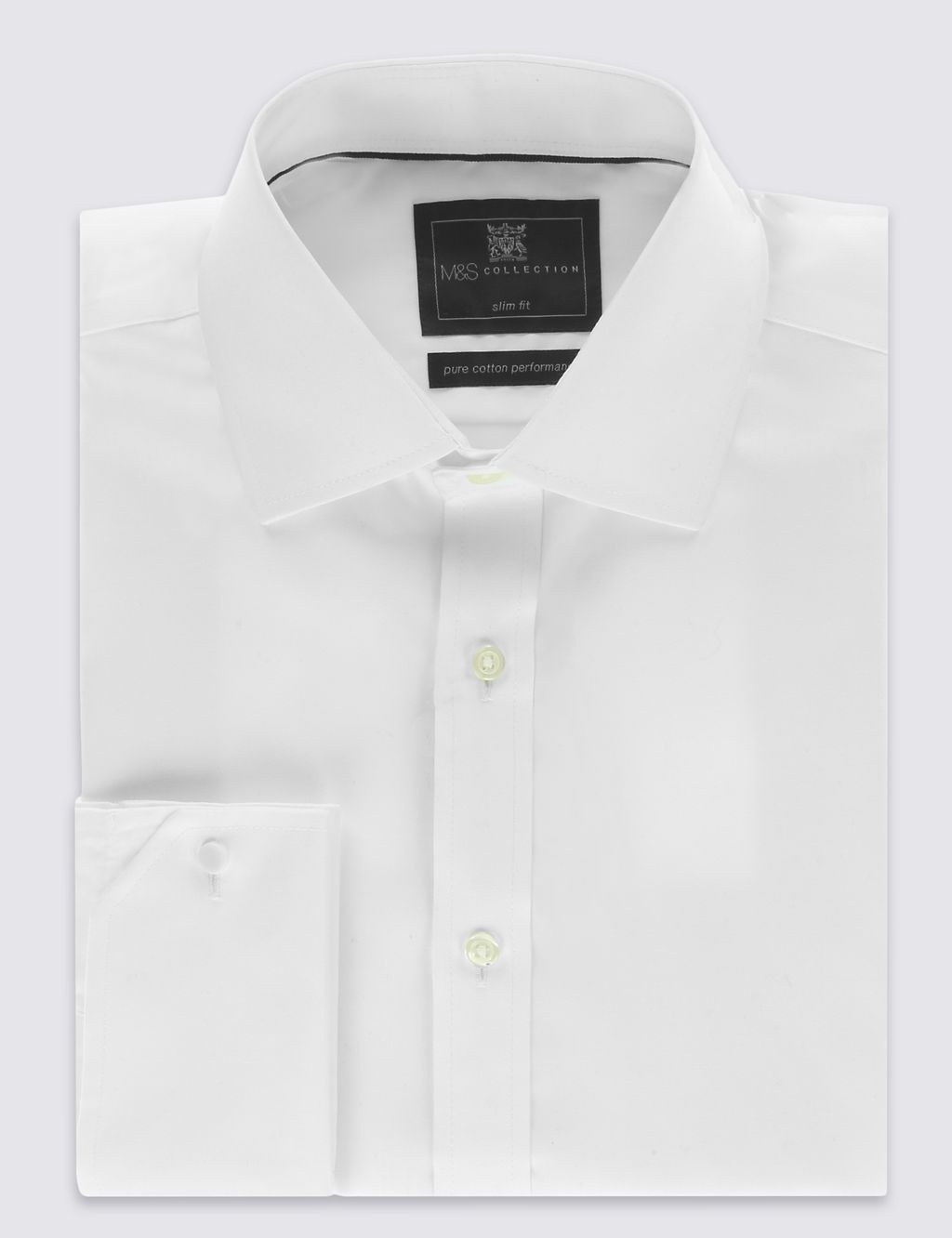 Pure Cotton Non-Iron Twill Slim Fit Shirt 1 of 5