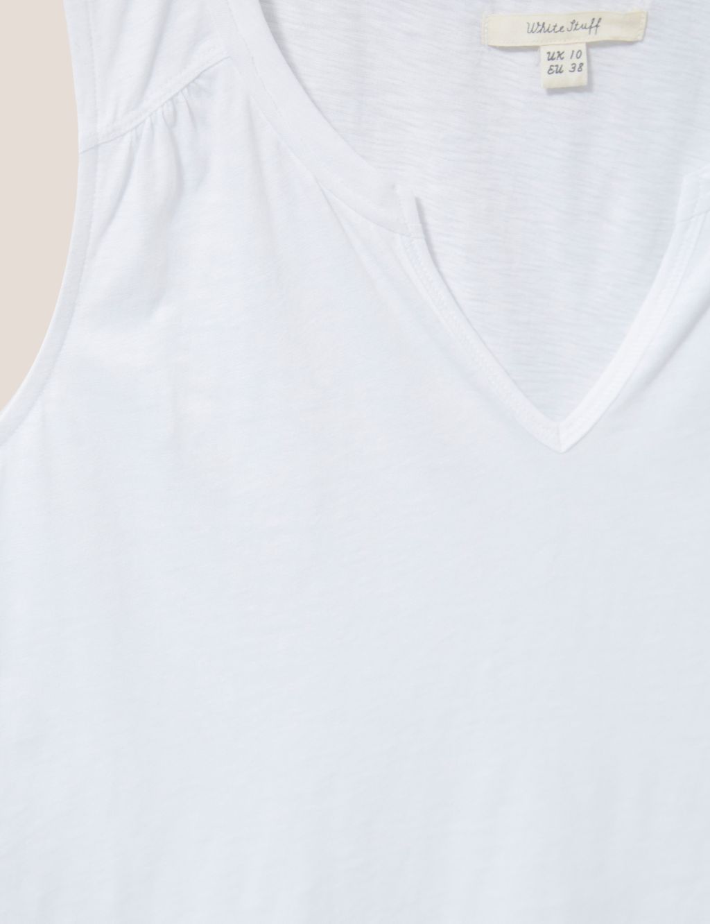Pure Cotton Notch Neck Vest Top | White Stuff | M&S