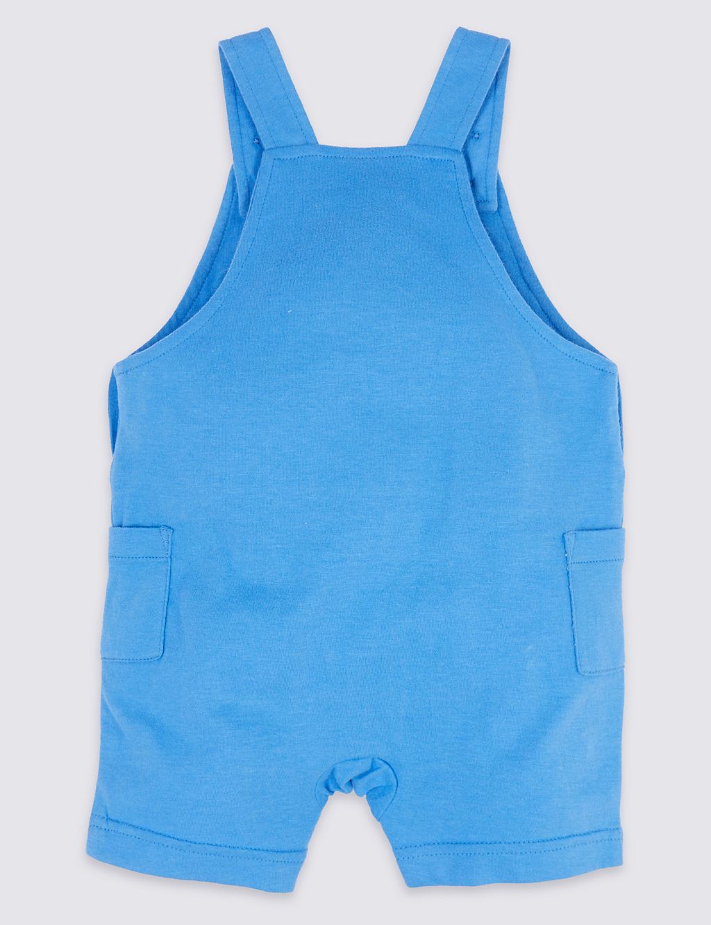 Pure Cotton Octopus Jersey Dungarees 1 of 3