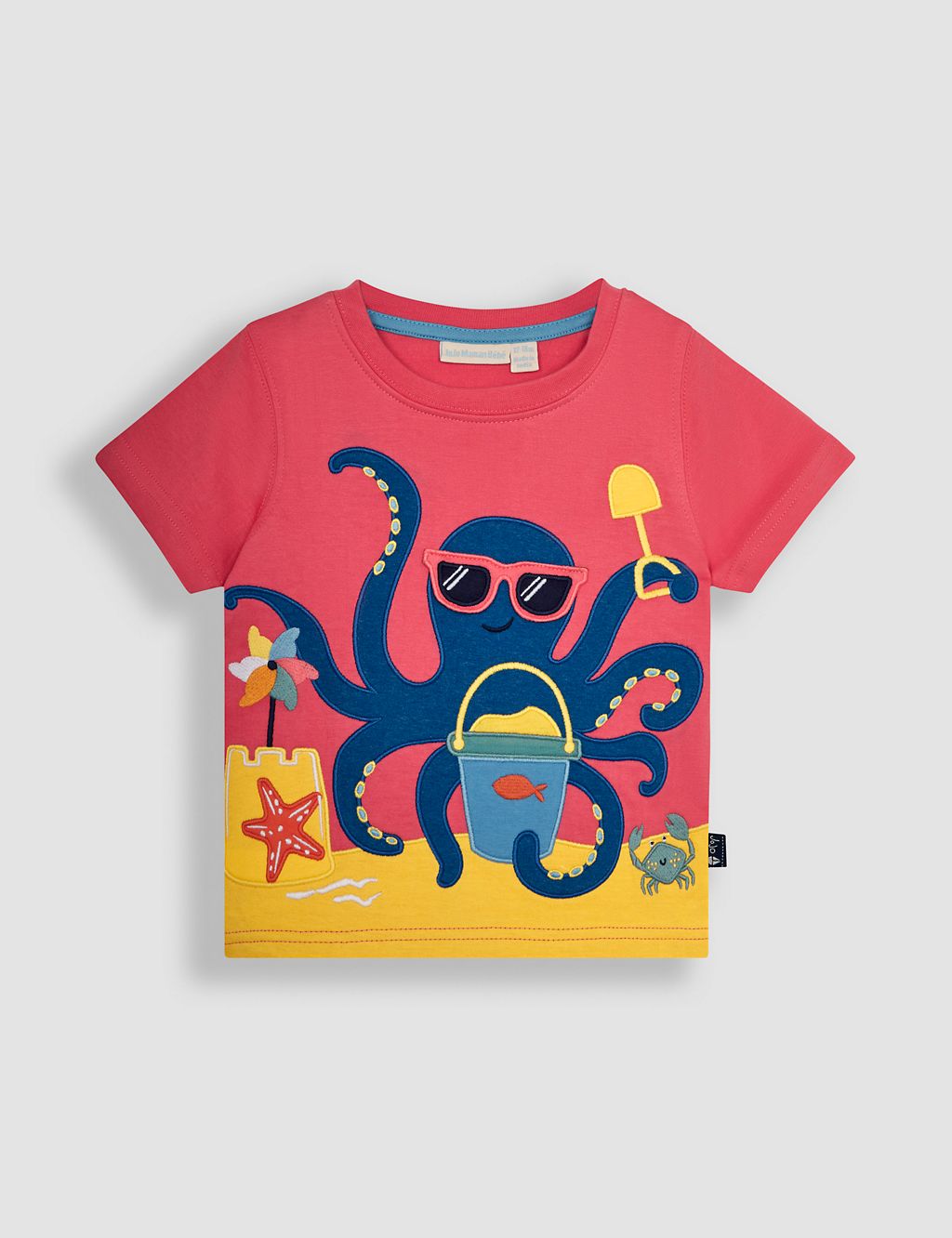 Pure Cotton Octopus T-Shirt (6 Mths-7 Yrs) 3 of 3