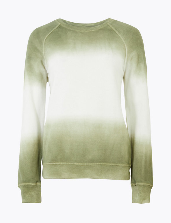 Pure Cotton Ombre Sweatshirt | GOODMOVE | M&S