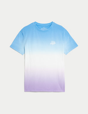 Pure Cotton Ombre T-Shirt (6-16 Yrs) Image 2 of 5