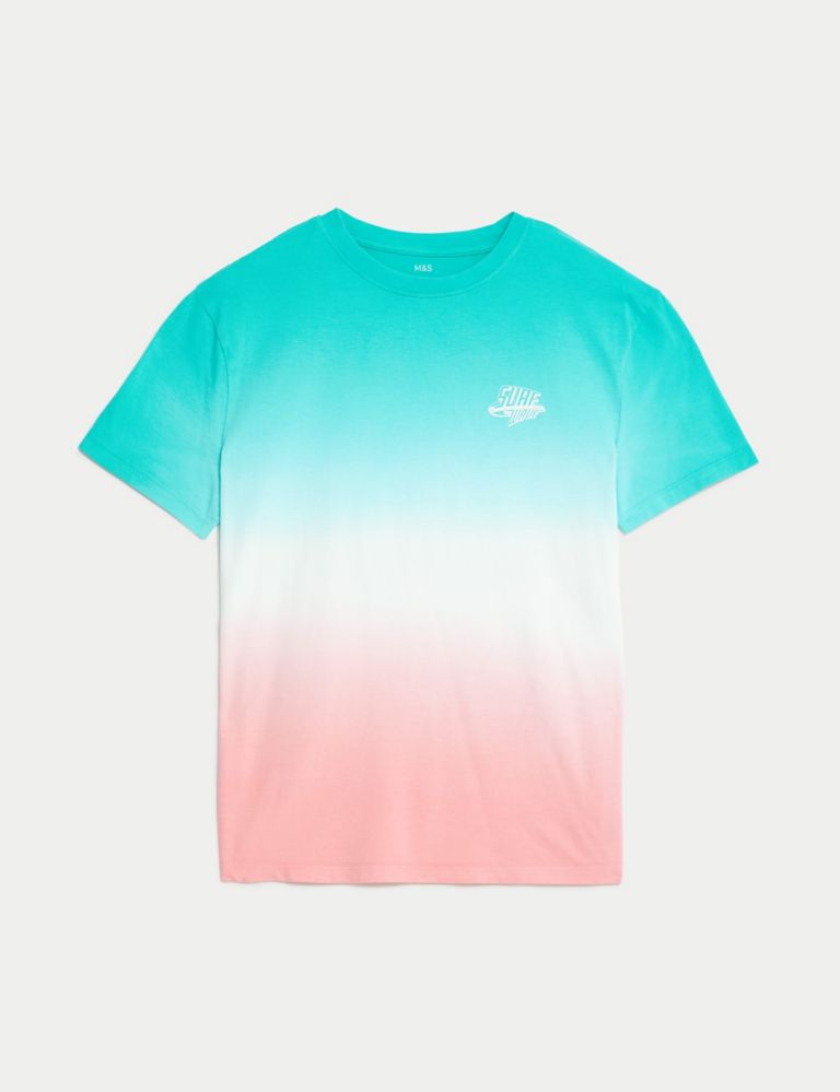 Pure Cotton Ombre T-Shirt (6-16 Yrs) 1 of 2