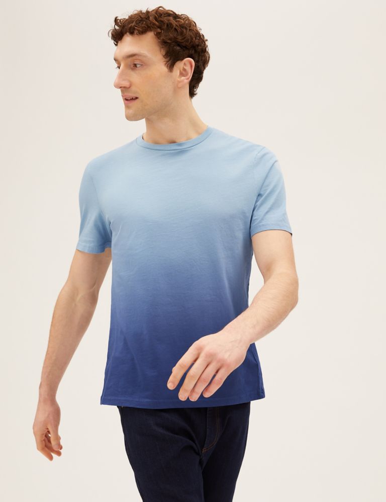 Pure Cotton Ombre T-Shirt 1 of 4