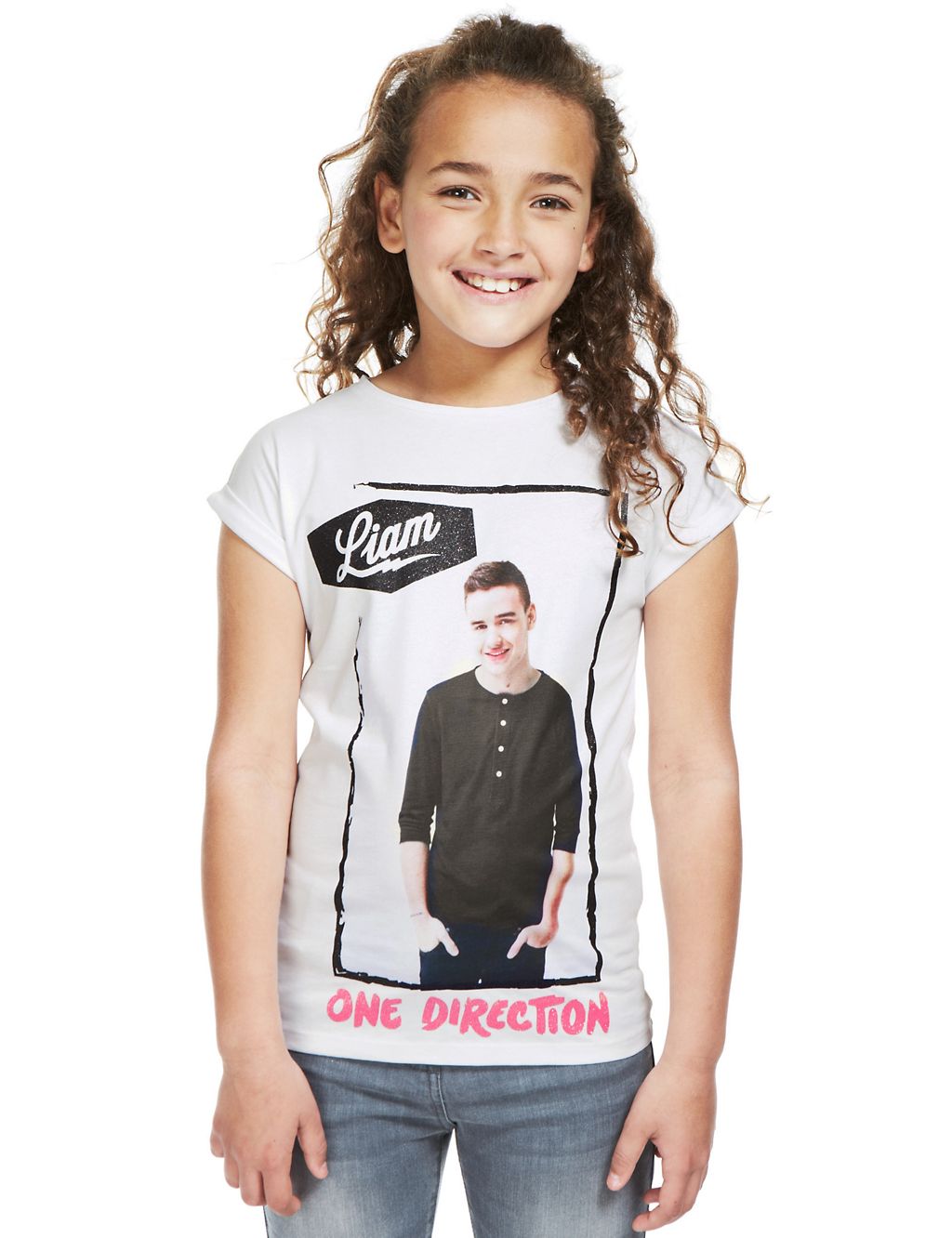 Pure Cotton One Direction Liam Girls T-Shirt (5-14 Years) 3 of 3